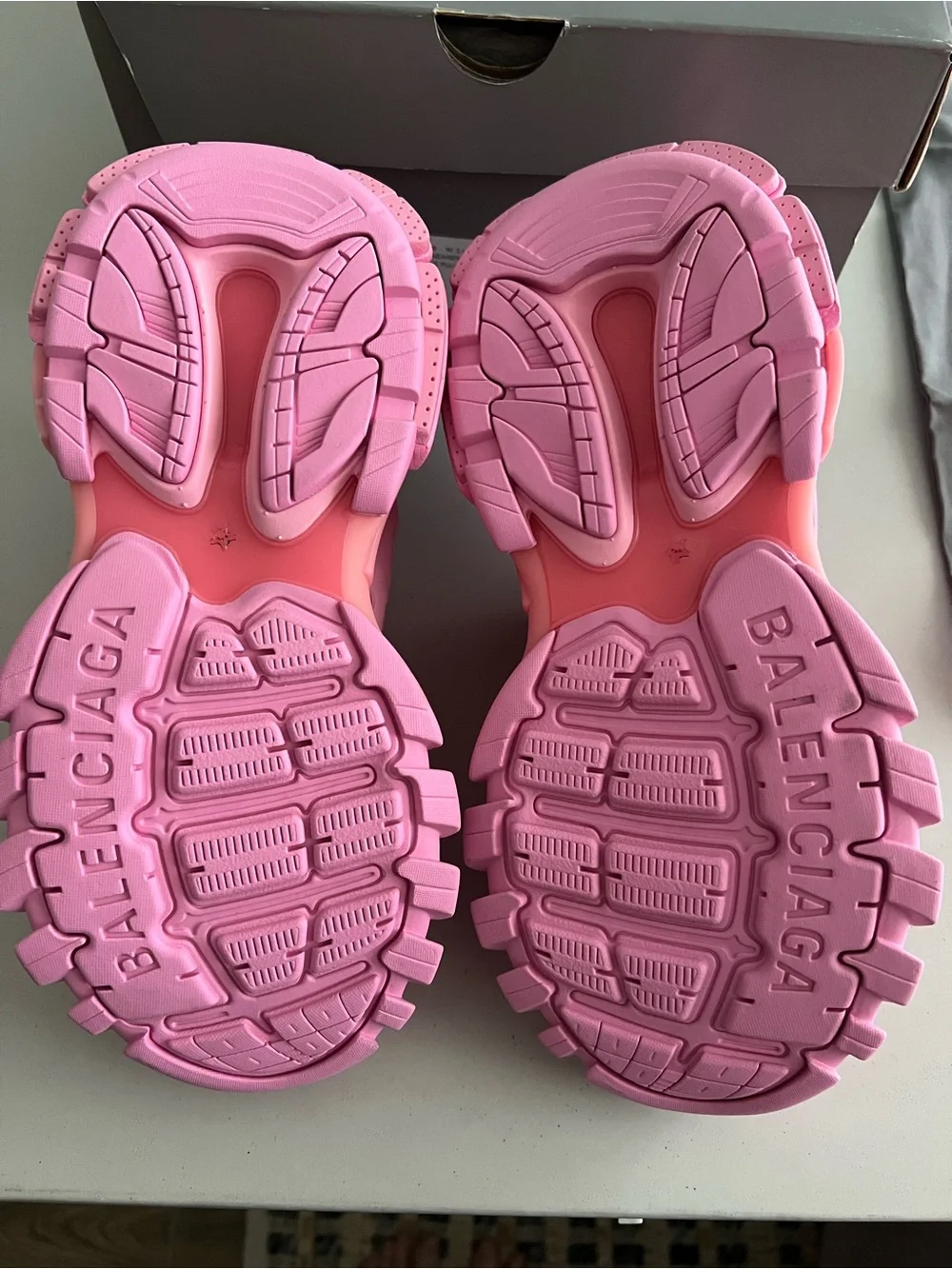 Balenciaga Pink Track Trainer Sneakers NEW EU37/US7